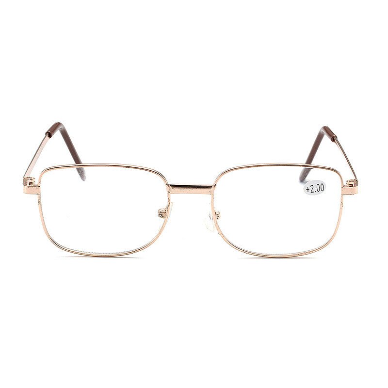 Ahora Metal Reading Glasses Ultralight Business Presbyopic Eyeglasses Hyperopia Eyewear Unisex0+1.0+1.5+2.0+2.5...+4.0