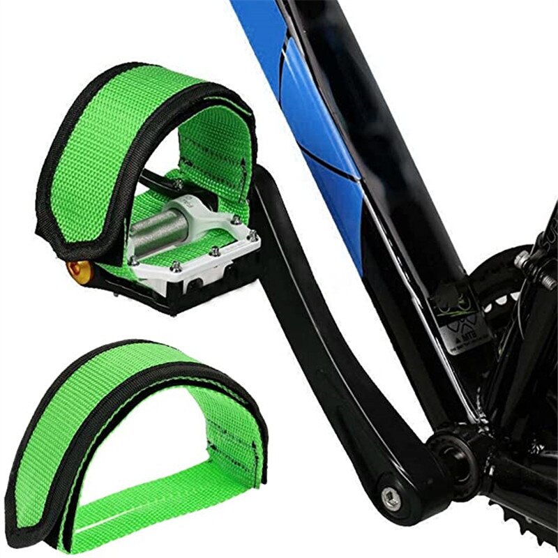 2Pcs Fixie Bmx Fixed Gear Fiets Lijm Bandjes Pedaal Teen Clip Riem Riem Cn Geschikt Voor Fixed Gear outdoor Fietsen