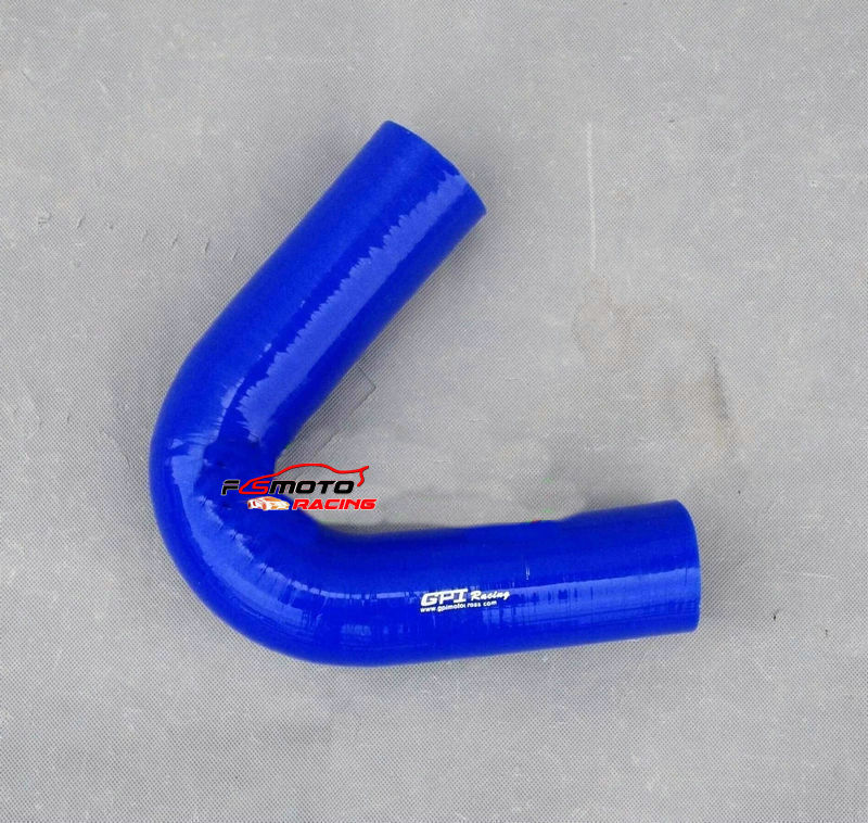 Dla 135 stopni 70mm 2.75 "cala rura ssąca silikonowy kolanko zginania węża czerwony