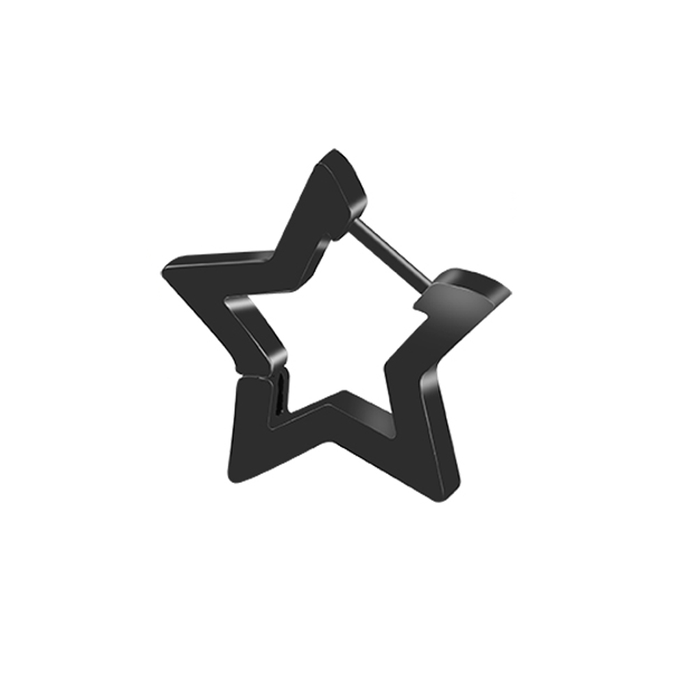 Mode Gothic Driehoek Vierkante Unisex Punk Rock Rvs Mannen Vrouwen Oor Stud Oorbellen Doorboord Push-Back Ear Plug gesp