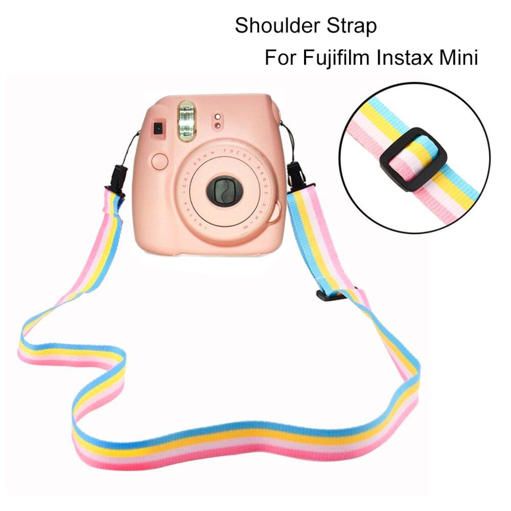 Instant Film Camera Rainbow Camera Flexibele Hals Schouderband Voor Fujifilm Instax Mini Camera Accessoire Onderdelen