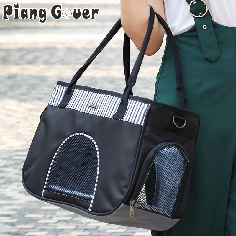 S/l draagbare reistassen voor huisdieren, katten, honden, ademende hondentas, kattentas met schouderbanden