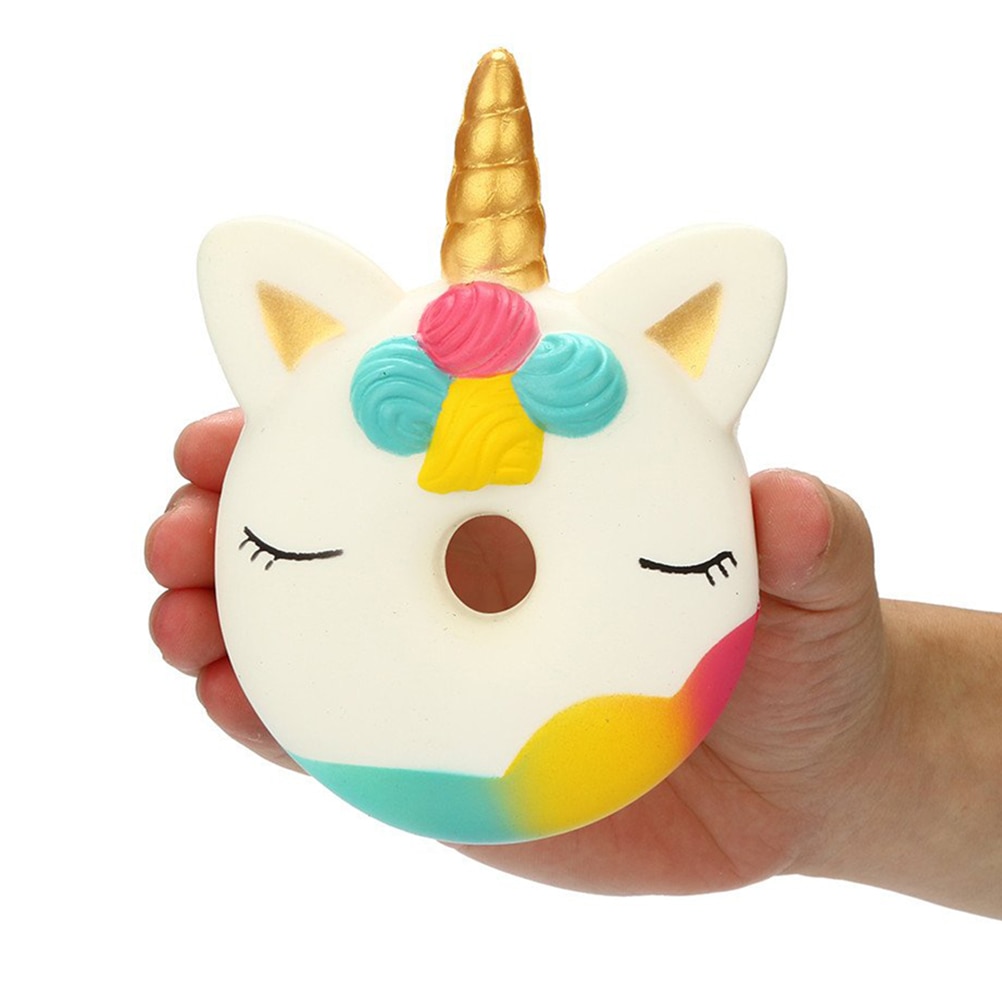 Anti-Stress Squeeze Toy Cartoon Unicorn Donut Squishy Slow Rising Animal Soft Stress Release Fun Kid Toys For Children #50