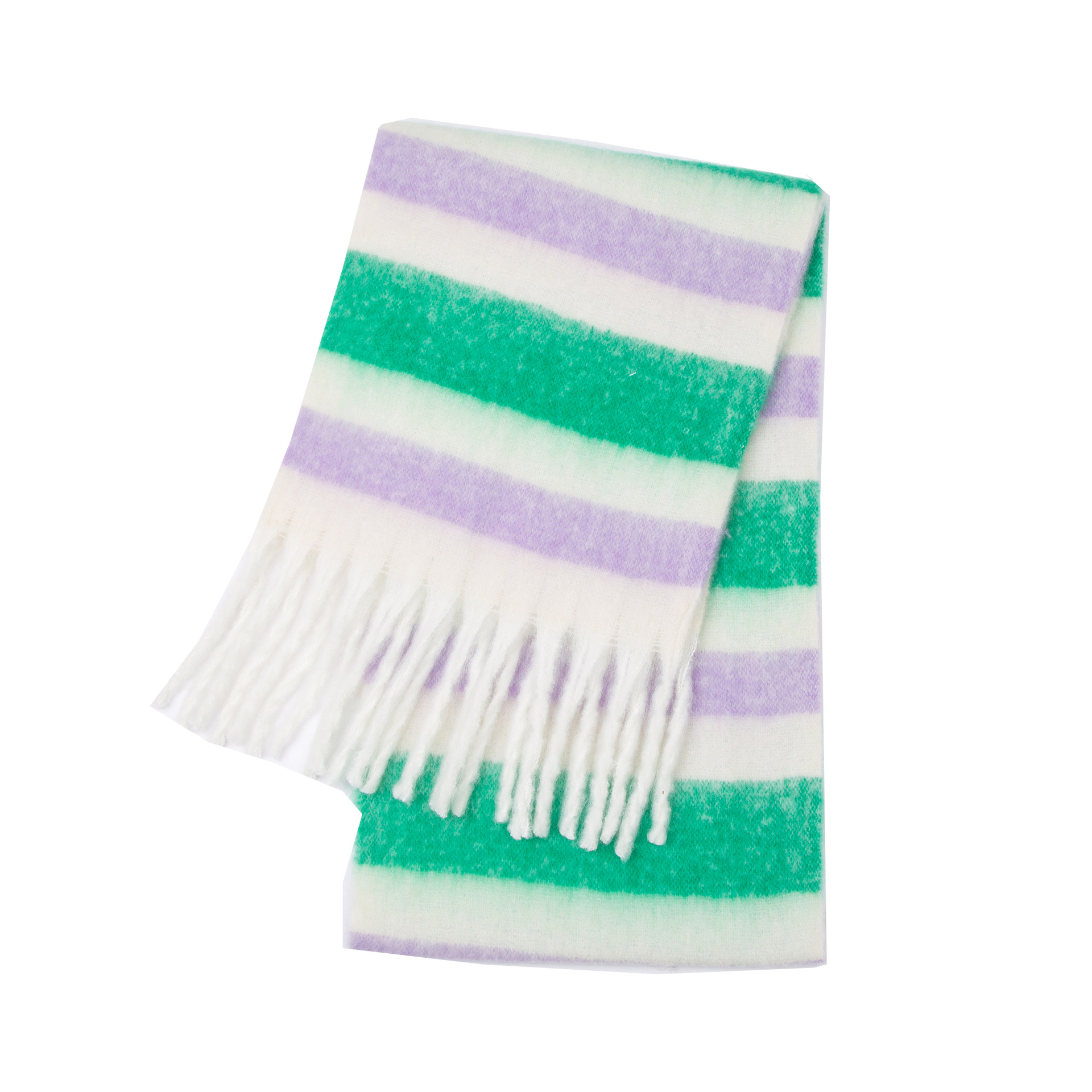 Winter dikke warme sjaal dames kasjmier sjaal en omslagdoeken pashmina halsdoek bufanda dames regenboog harige tessel echarpe