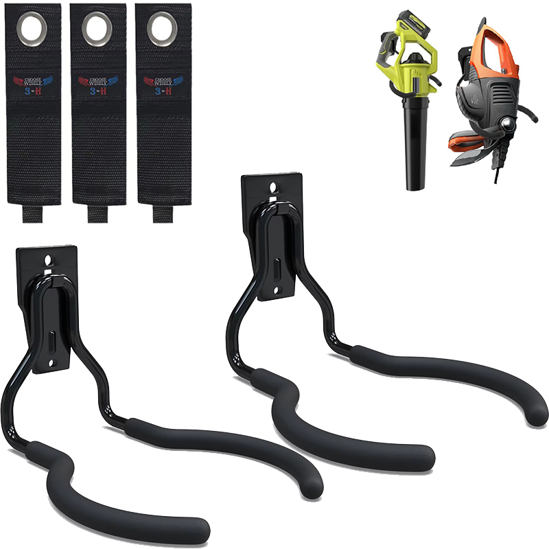 Rasenmäher-Haken, Wandmontage, praktischer Haken, verschiedene Größen, tragbare Aufbewahrung, geeignet für Garage, Gartenarbeit und Garten