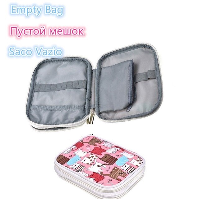 Crochet Hook Set With Case Knitting Needles Arts Craft Scissors Sewing Tools Set Knit DIY Needle Hook For KnittingTool Case pack: empty bag