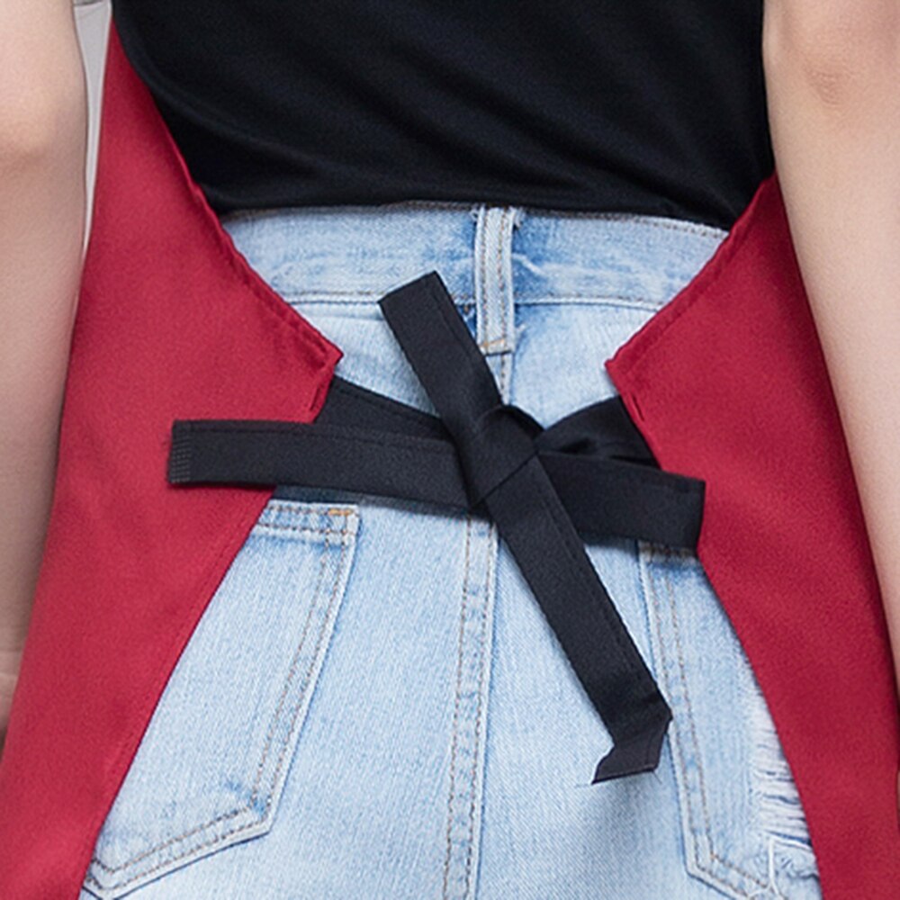 Cotton Diagonal pocket clothes apron unisex kitchen cooking apron barbecue haircut work apron restaurant waiter apron