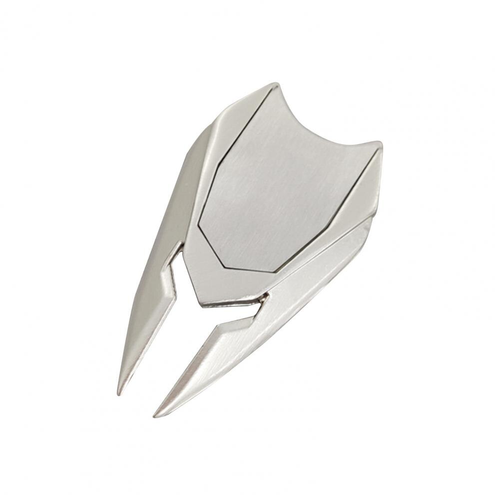 Golf Marker Divot Tool Leichte Zink-legierung Anti-wear Rasen Reparatur Multifunktionale Tragbare Golf Zubehör: Silver