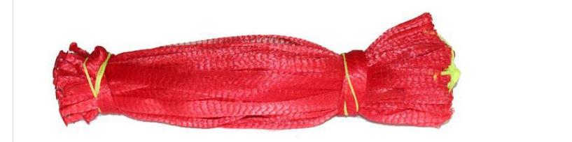 20pcs Plastic net bag packing Garlic net net food net arts and crafts Gardening net Fruit mesh bag: Red   45cm