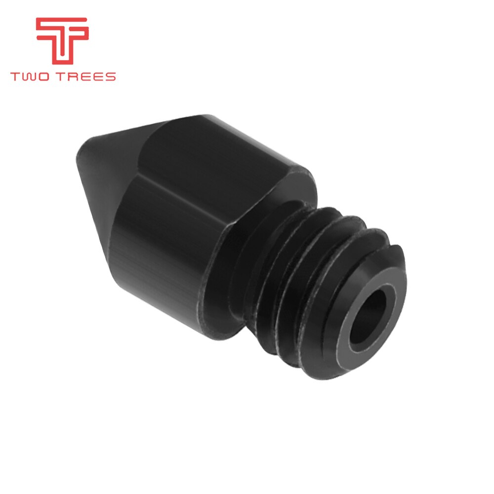 5 sztuk/partia części drukarki 3D Reprap MK8 hartowanej stali dyszy 1.75mm 0.4/0.6/0.8mm dla MK8 Ender 3 CR10 CR10S hotend zestaw