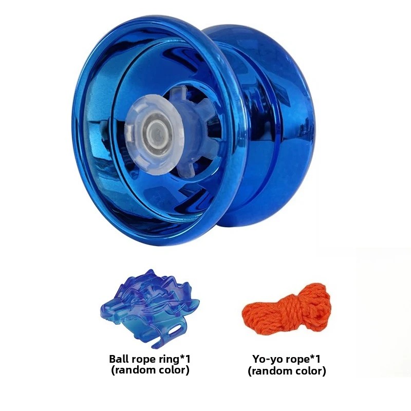 Aluminum Alloy Yoyo Ball for Beginners Adults Kids Competitive Trick Yoyo with Bearing String Accessories Toy