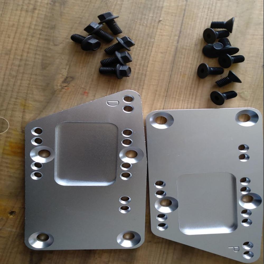 Universal Engine Swap Bracket SBC LS Conversion Motor Mount Adjustable Plate Aluminum Alloy Engine Swap Brackets Fit