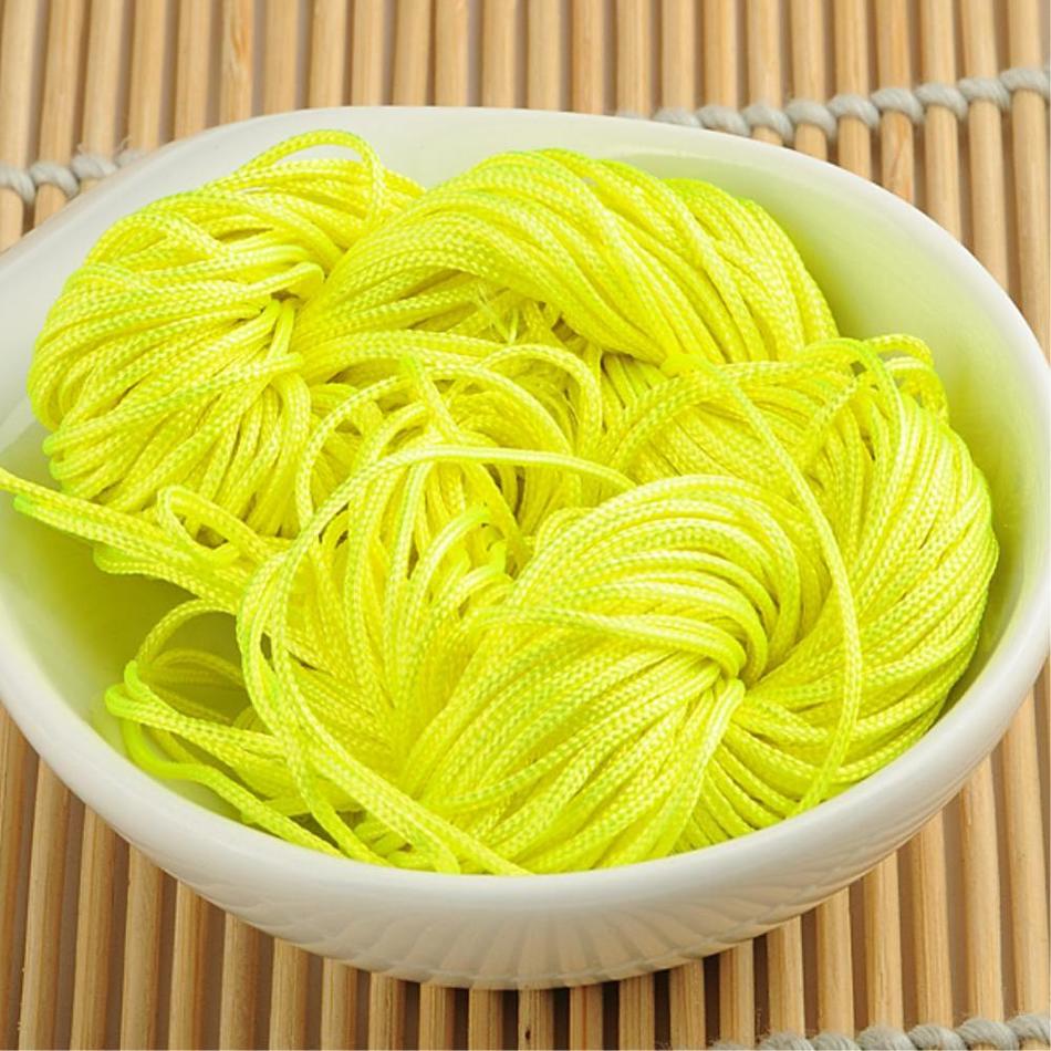 20M Shamballa Beads Bracelet Thread 1mm Polyester Cord Chinese Knot Macrame Rattail Cord For DIY Jewelry Findings: 12