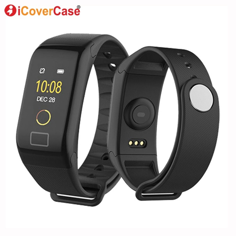 Voor xiaomi  mi 8 pro 9 se 6 5 a1 a2 lite 5s plus pocophone  f1 waterdichte smartwatch polsband bloeddruk hartslagmeter
