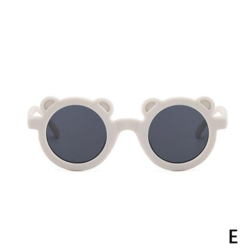 Mooie Leuke Kinderen Zonnebril Beer Vorm Frame Beat Bril Jongen Leuke Ronde Baby Voor Kinderen Brillen Straat Shades W2O7: E