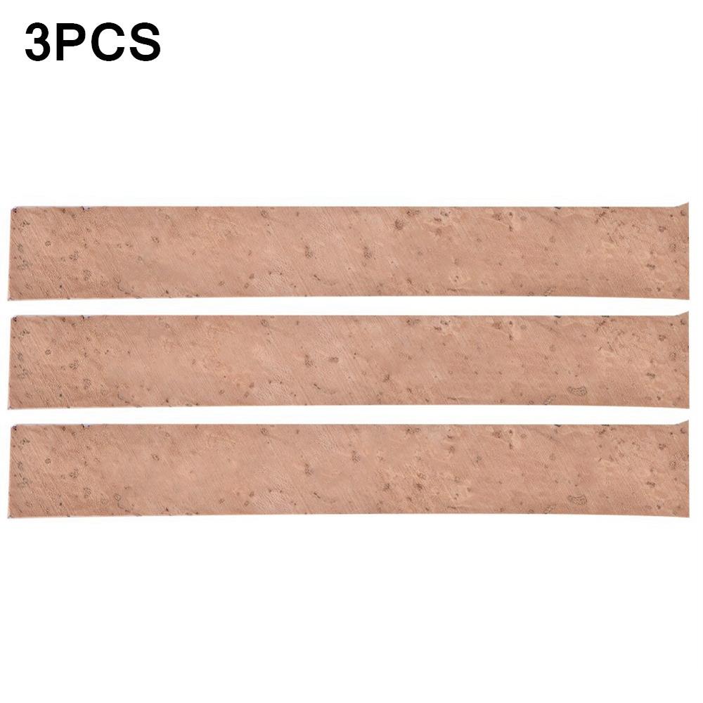 Fleksibilitet klarinet kork bb bas klarinet hals led naturlig kork ark instrument reparation udskiftningssæt 81*11*2mm: 3 stk