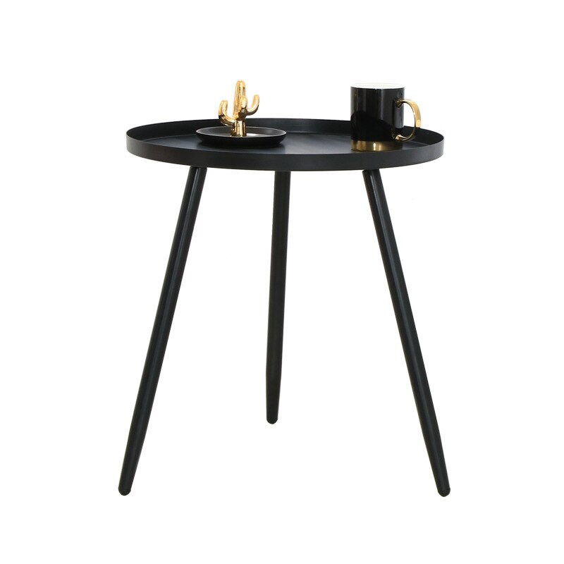 Small Coffee Table Modern Minimalist Sofa Living Room Side Balcony Coffee Table Bedside Triangle Small Round Table Table Coffee
