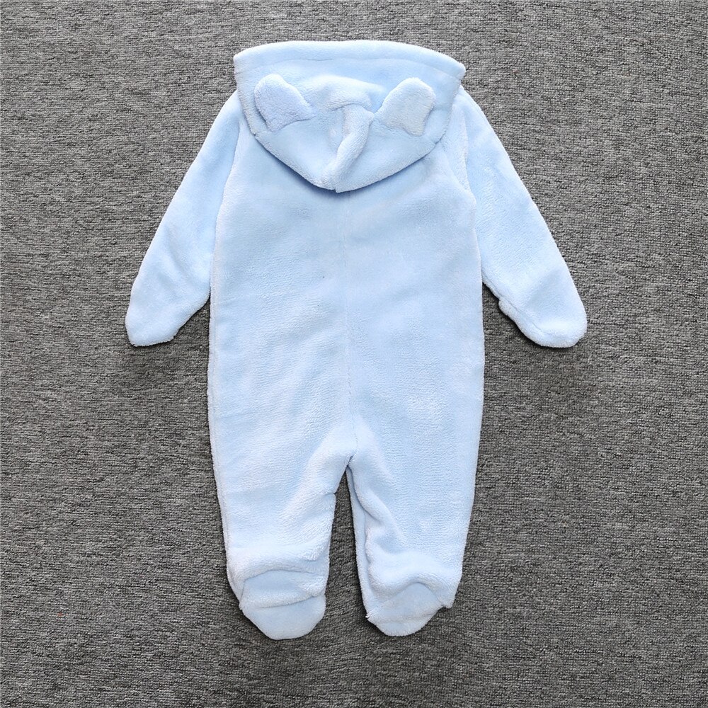 Herfst Winter Kerst Meisje Kleding Soft Fleece Een Stukken Jumpsuits Pyjama 0-24M Baby Jongens Kleding baby Footies