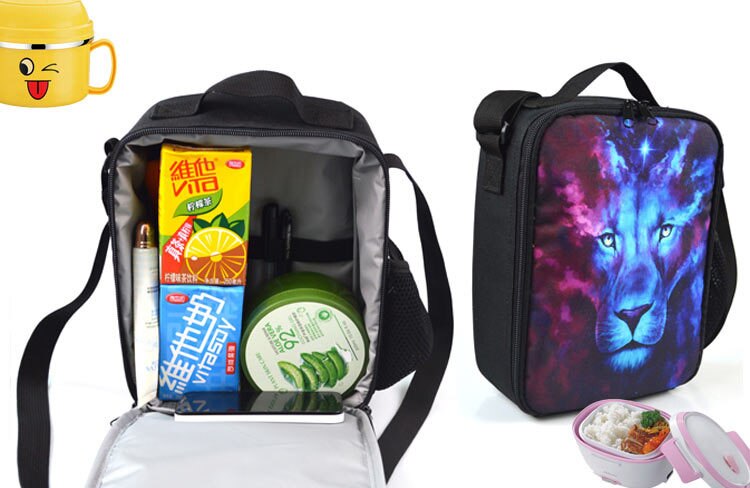 Cute Unicorn Party Insulated Lunch Bag Tote For Boy Kids Thermos Cooler Adults Food Pranzo Box