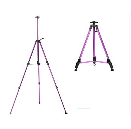 Mini Easel Small Colorful Aluminum Alloy Easel Drawing Stand Hand Telescopic Sketch Drawing Frame Art Supplies