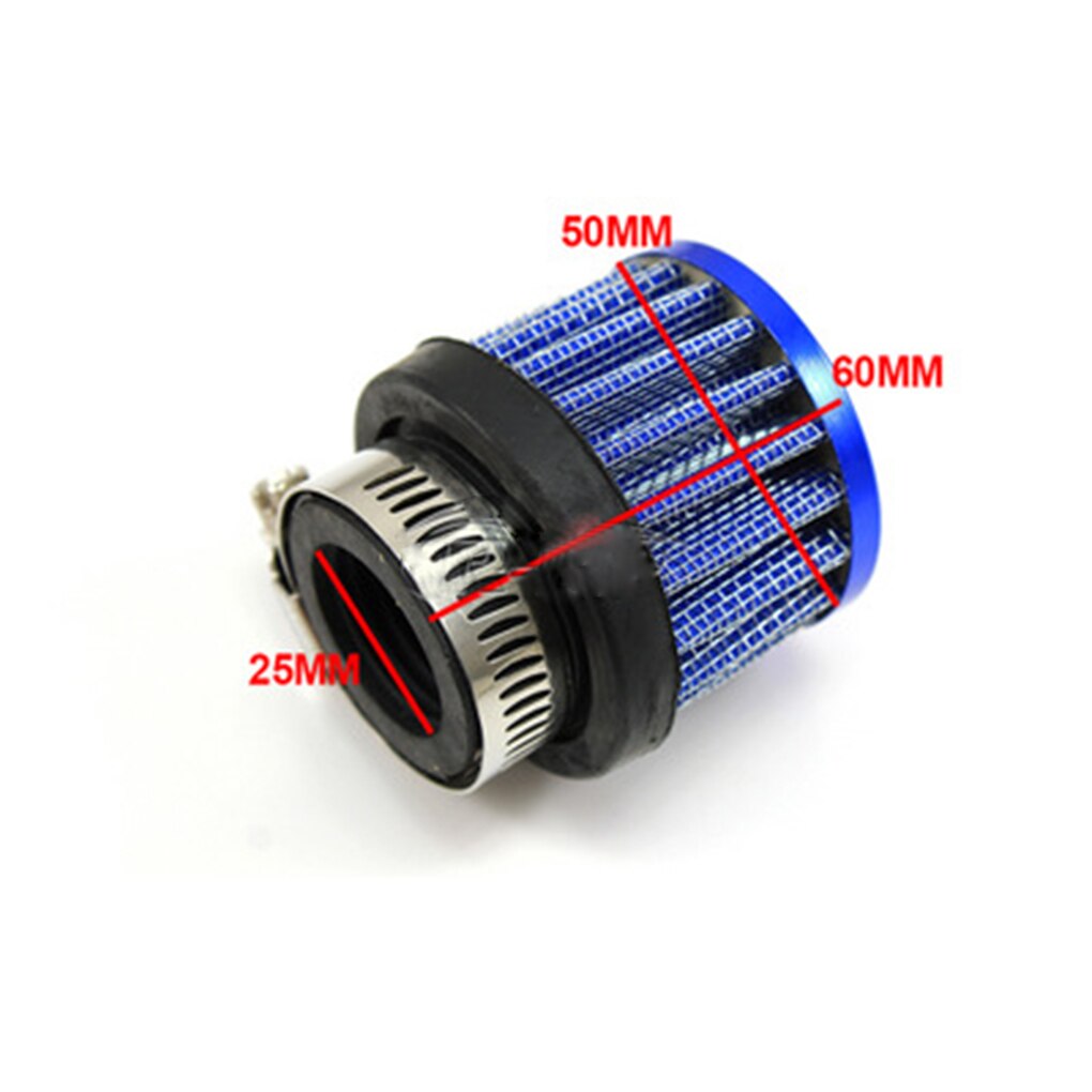 Universal- Mini kalt Luft Aufnahme Filter Vlies Tuch Luftstrom 25mm 1 zoll Filter Auto Zubehör