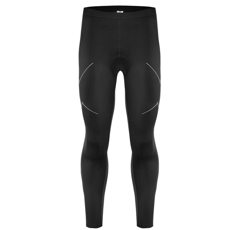 Pantalones largos de ciclismo para hombre, medias de compresión transpirables acolchadas con Gel 3D, longitud completa