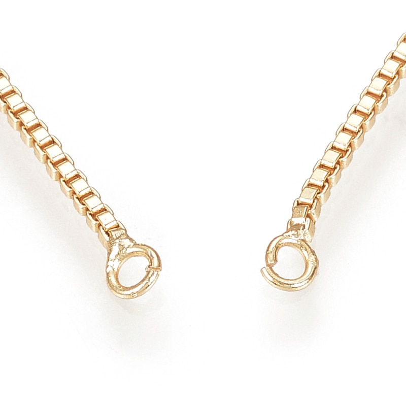 5 stk justerbare 24cm runde messing skyder armbånd langtidsholdbare forgyldte charm link armbånd til fremstilling af gør-det-selv-smykker til kvinder