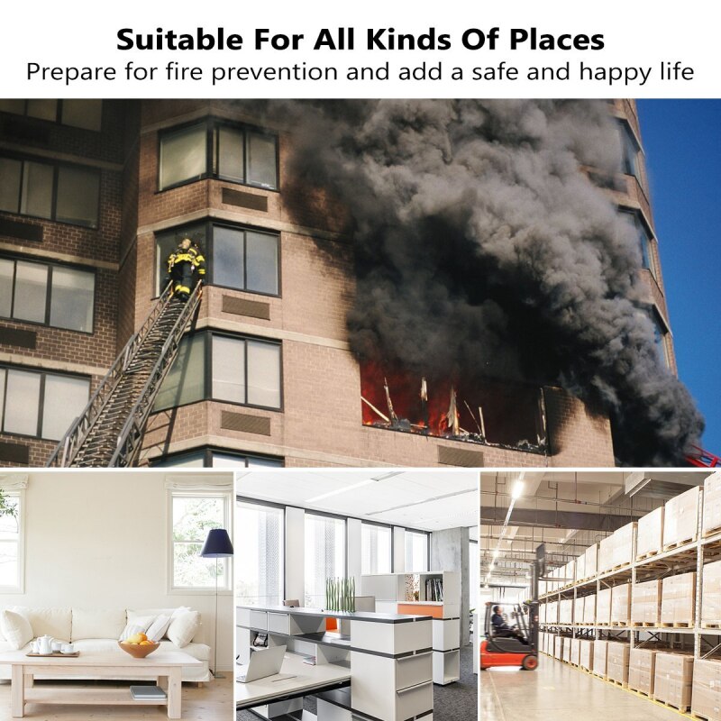 Wifi indipendente Tuya sensore rilevatore di fumo intelligente 85DB allarme rilevatore di fumo antincendio Wifi protezione antincendio allarme di sicurezza domestica nuovo