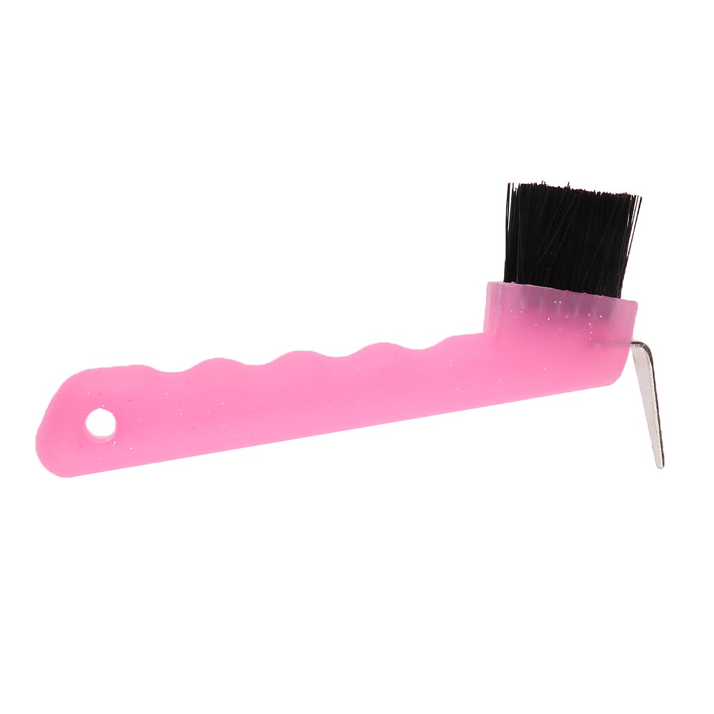 Pic à sabot avec brosse cheval, équipement de toilettage, outil de différentes couleurs