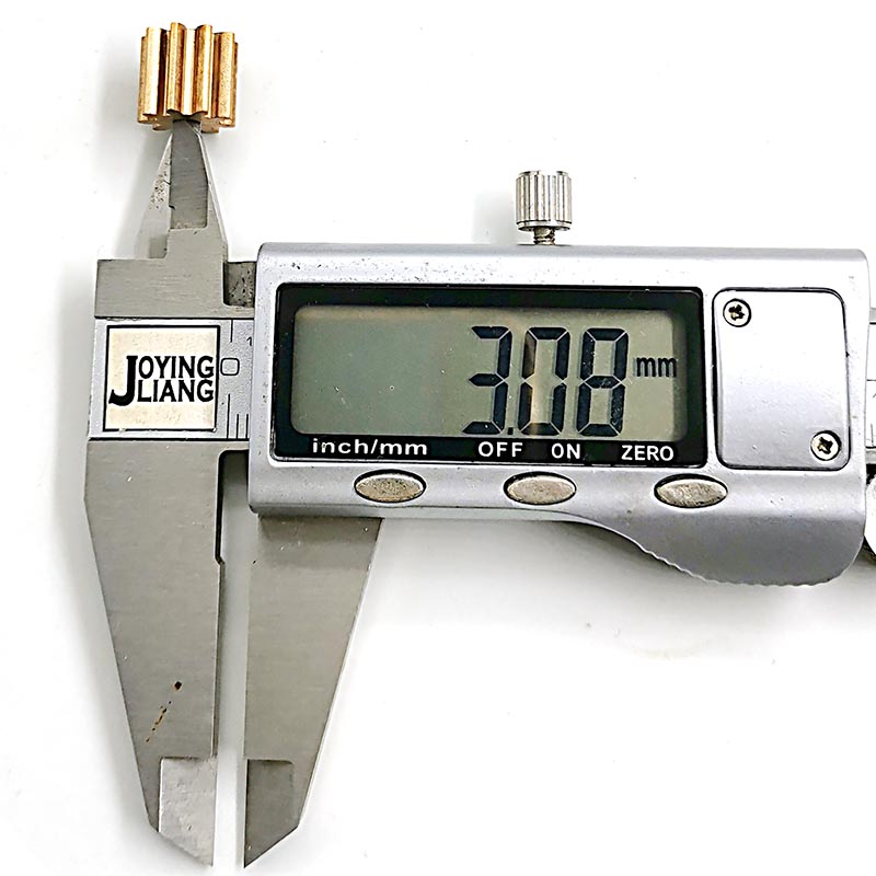 9 T 1 M Koper Gear Module 1.0 9 Tanden Binnendiameter 3.1 Mini Pinion 2 Stks/partij