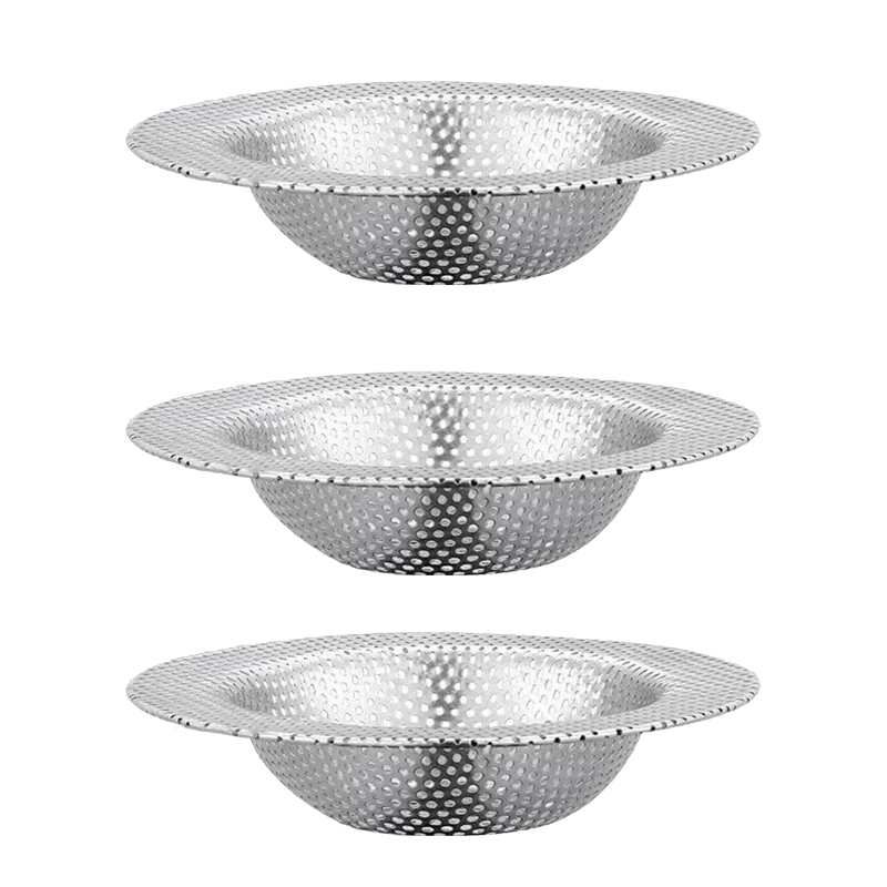 3 Stck rostfrei Stahl Waschbecken Sieb fein Gittergewebe Küche Waschbecken Sieb passt die meisten Küche Waschbecken Bad Badewanne Dusche Abfluss Q81C