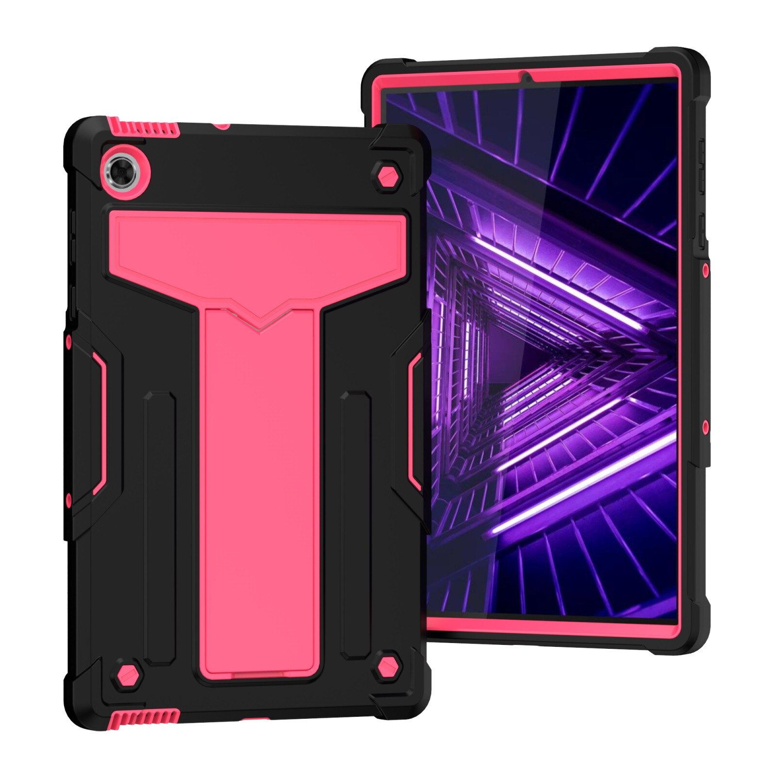 Tablet Case for Lenovo Tab M10 FHD Plus 2nd Gen - Shockproof Leather Stand Cover: H