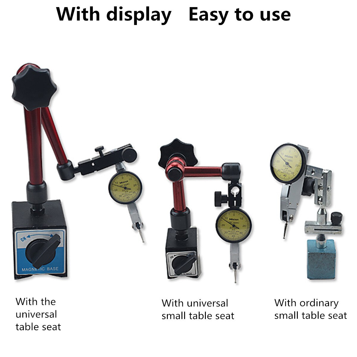 Dial Gauge Test Indicator Scale Precision Metric & Dovetail Clamp 0-40-0 0.01mm