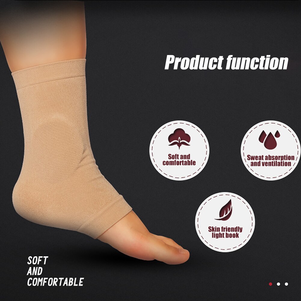 2 uds. De Protección del tobillo transpirables de tela de nailon, botas suaves para zapatos, funda de soporte elástico, Protector para tobillo y pie