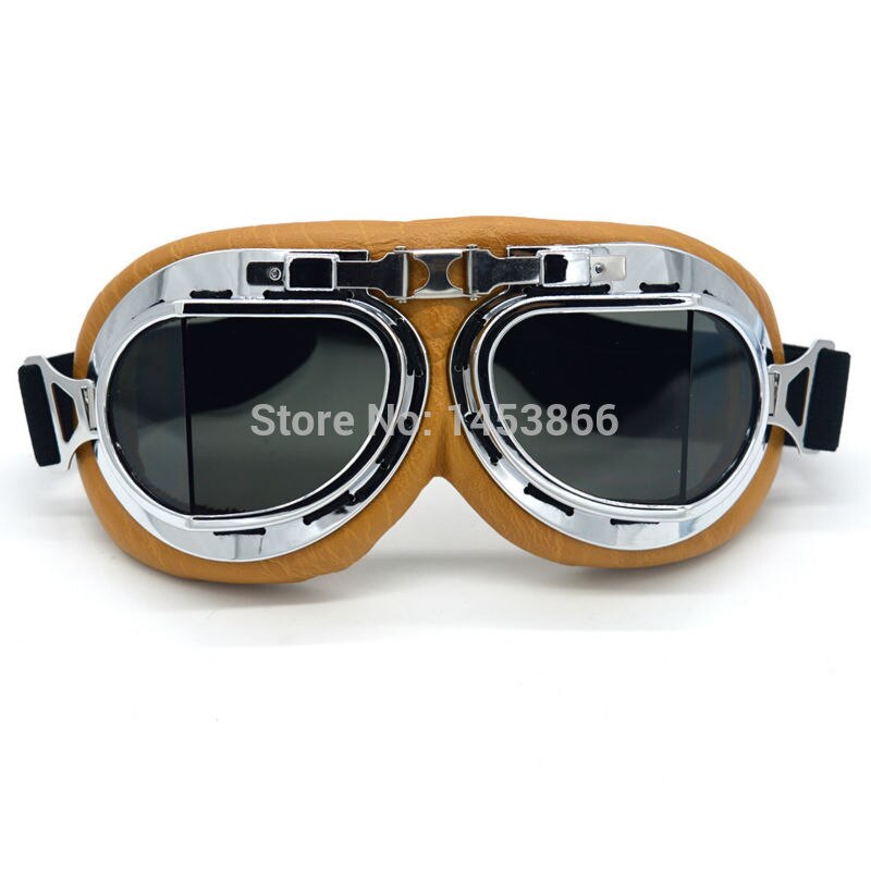 Evomosa Zilveren Lens Retro Motorbril Motocross Moto Cross Bril Country Flexibele Fietsen Sport Eye Helmen