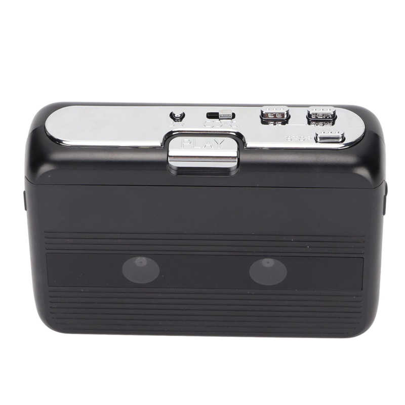 Mini equipamento estereofônico do jogo da cassete de bluetooth dos jogadores portáteis da gaveta com jack de 3.5mm para o jogador da cassete dos carros dos oradores