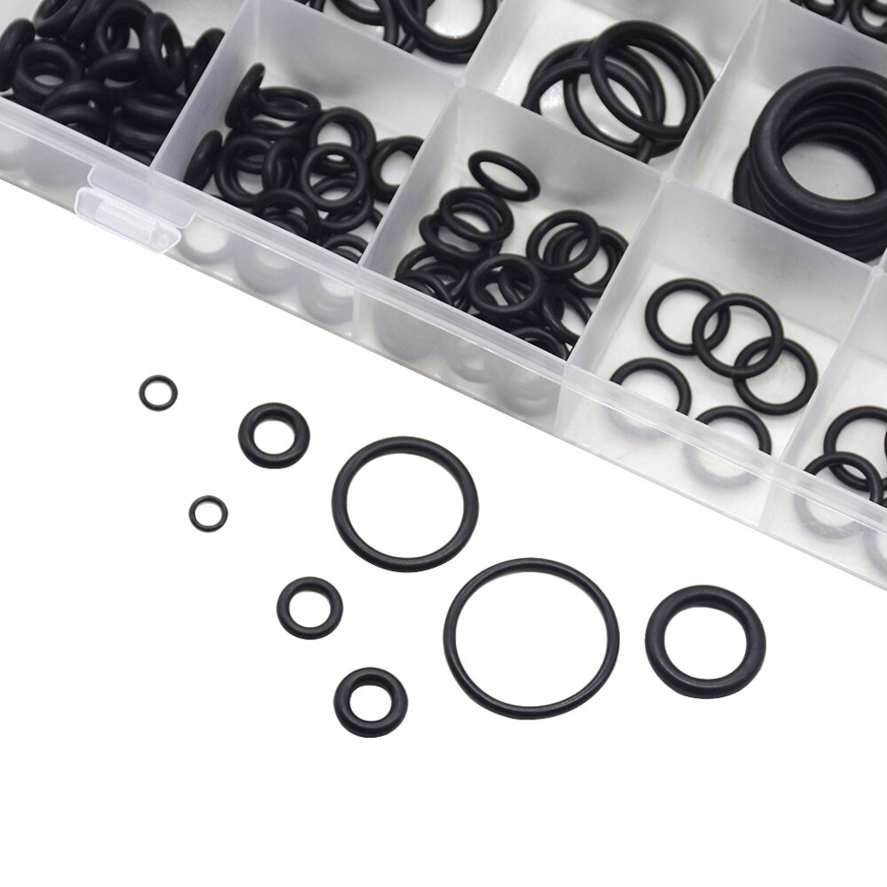 Kit d'assortiment de joints toriques en caoutchouc joint d'étanchéité pour joints toriques 18 spécifications bague d'étanchéité en caoutchouc 270 pièces/ensemble