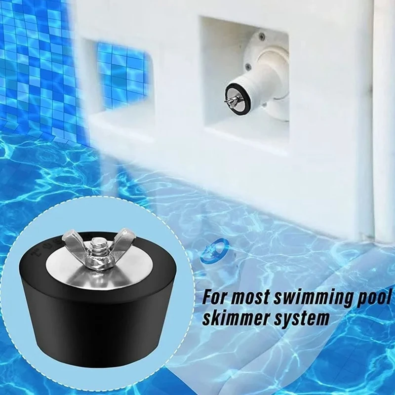 Vinterprop til pool, gummi, lækagesikker vinterudvidelsesprop til swimmingpool, poolpropper, vintertilbehør til udendørs lækagesøgning