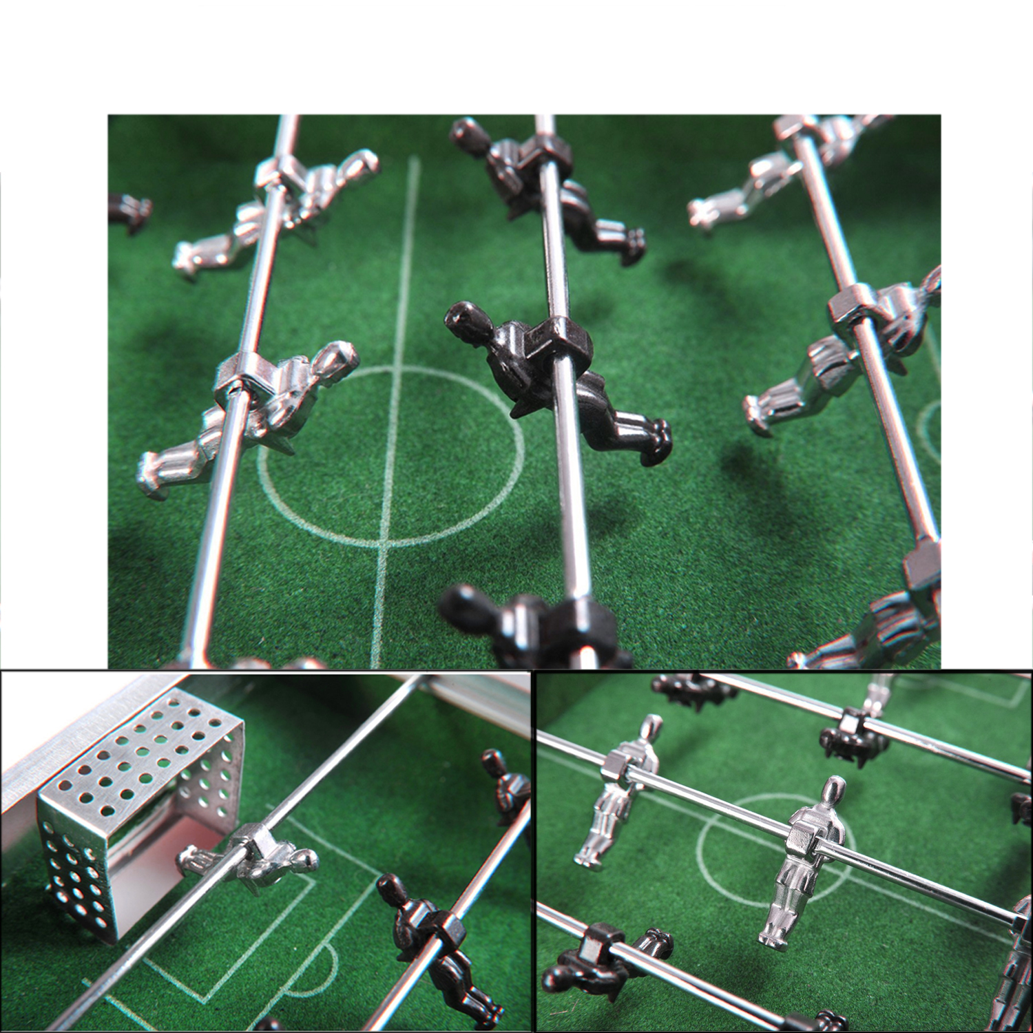 Aluminium Mini Fußball Fußball Tabelle Spiel Spielzeug Schießen Spiel Finger Spielzeug Lustige Desktop Party Spiele für Kinder Kinder Drinnen