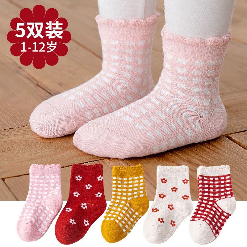 freundlicher socken Winter kleine gebrochene blume trommel freundlicher socken spitze Netz junge Baby mädchen socke freundlicher Winter Warme strumpf