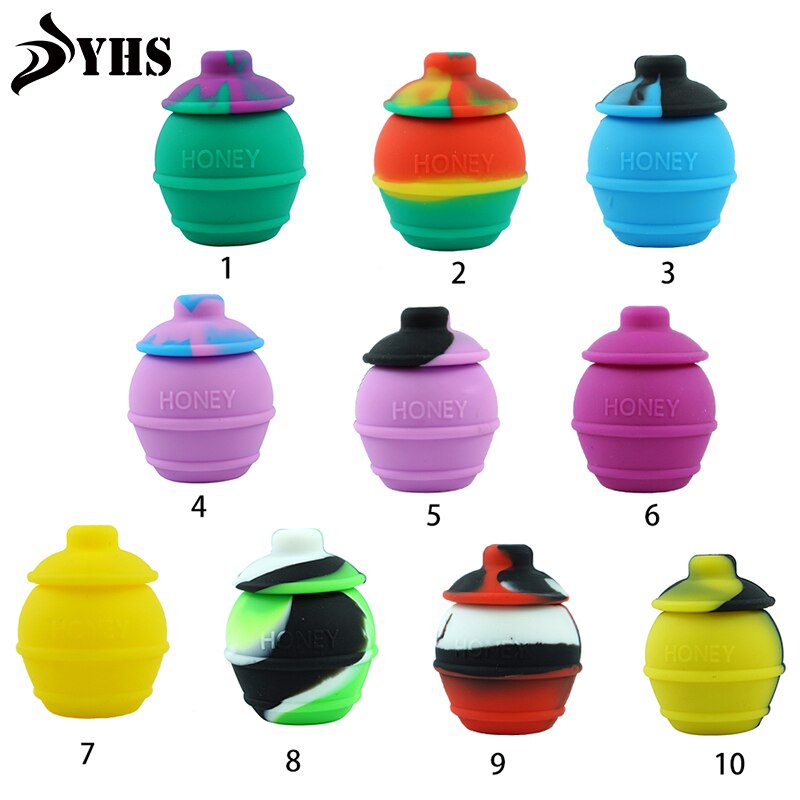 3pcs 35ml Nonstick Silicone Wax Containers Silicone Storage Container bottle jar dad For Wax Oil: leave message