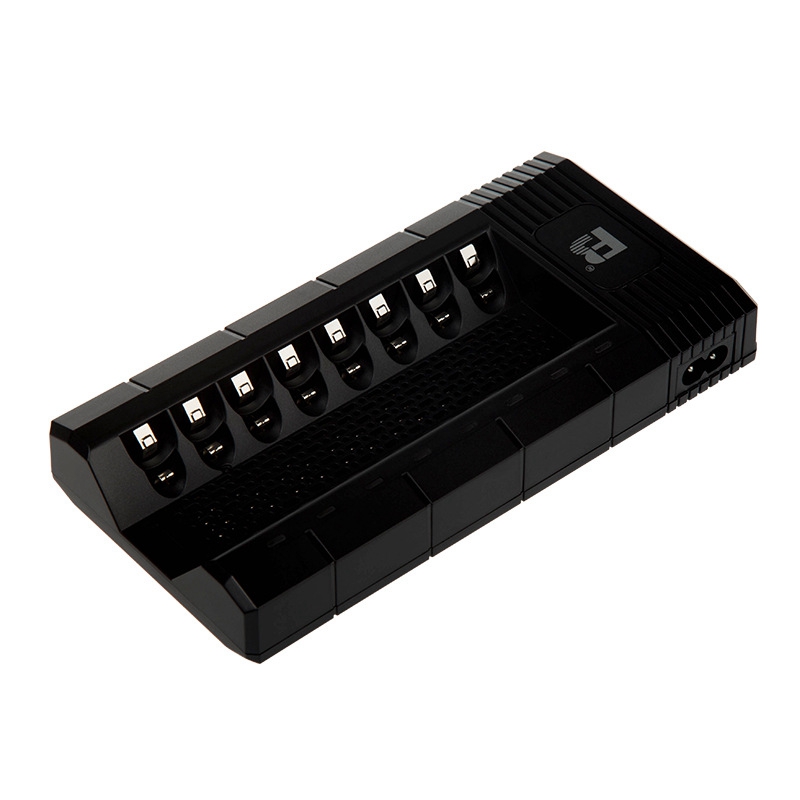 8 Slots Battery Charger Intelligent Power Off and Fast Charge for AA/AAA 1.4V Ni-MH Battery Charger US Plug