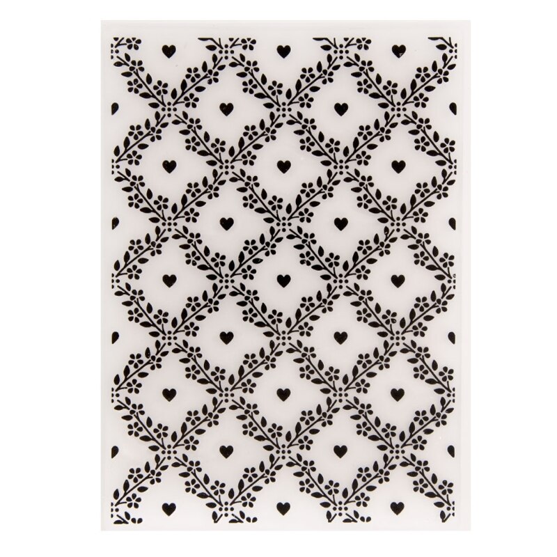 Flower Vine Plastic Embossing Folder Stencil Template DIY Craft Making Pattern Background Paper Cards Scrapbooking Album Y5GB