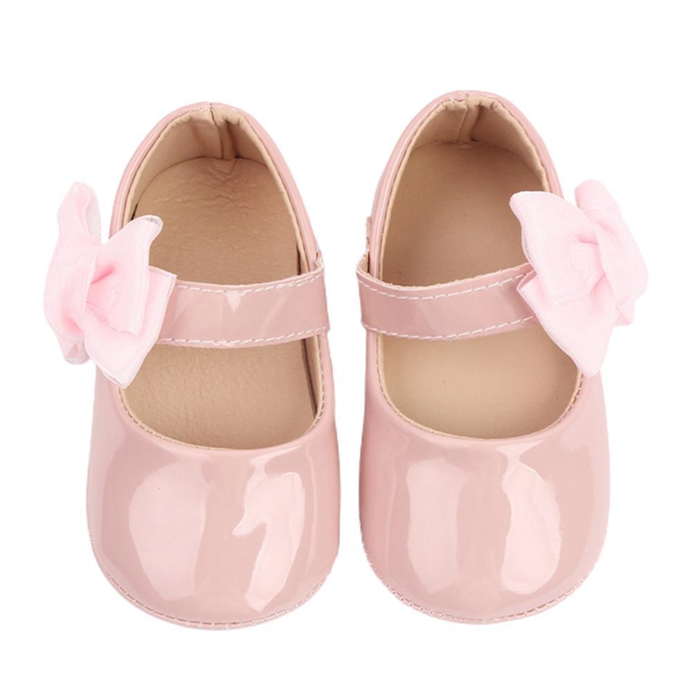 1Pair Useful Toddler Shoes Soft Sole Multifunctional Girl Shoes Faux Leather Toddler Shoes for Outdoor Children Shoes: Pink / 13 cm