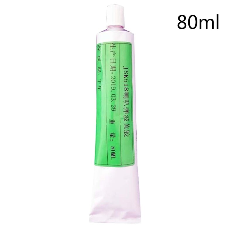 Lautsprecher Reparatur Kleber 80ml für Horn Rissbildung Entschleimung Staub Papier Kegel Bindung Papier Tablett Gummi Rand Tuch Gelb