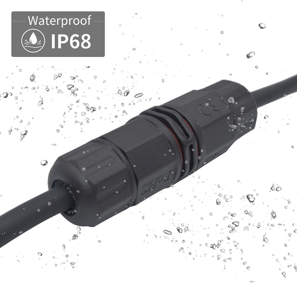 3 Way Junction Straight Joint Box IP68 Waterproof Electrical Junction Box Ageing Resistance Corrosion Protection