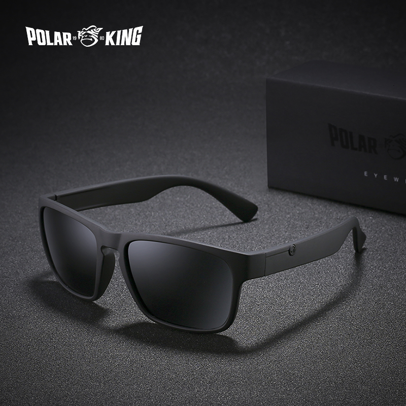 POLARKING, gafas de sol polarizadas para hombres, gafas de sol de plástico, gafas de sol cuadradas a la para hombres, gafas de sol de viaje