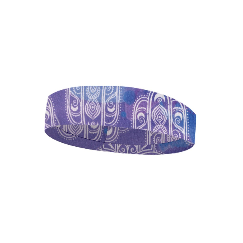 1 unidad de mascarillas Unisex de Color puro, banda antisudor para Yoga con dos botones para relajar las orejas, banda para el sudor, accesorio deportivo