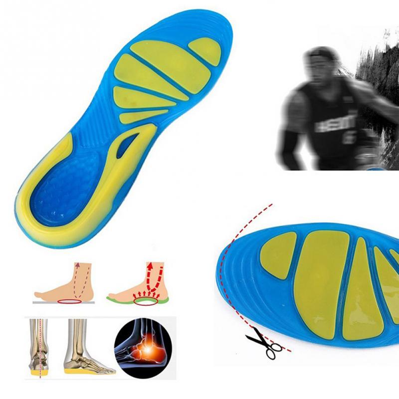 Silicon Gel Inlegzolen Voetverzorging voor Plantaire Fasciitis Hielspoor Running Sport Inlegzolen Schokabsorptie Pads arch orthopedische binnenzool