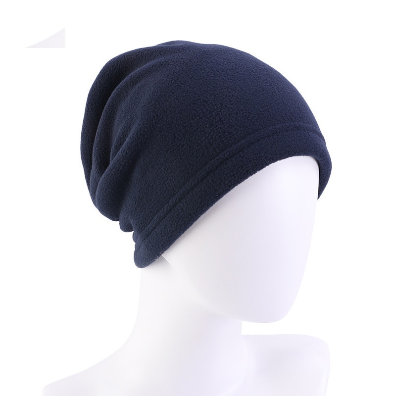 Fleece Lightweight Warm Winter Snood Scarf for Men Outdoor Sport Windproof Face Mask Male Bandana Caps Casual Beanies